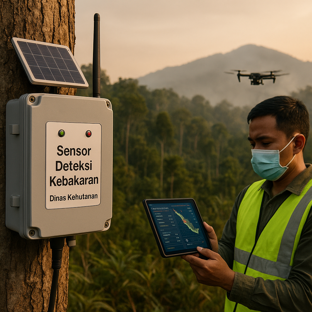 Teknologi Sensor IoT untuk Deteksi Dini Kebakaran Hutan dan Lahan di Sumatera
