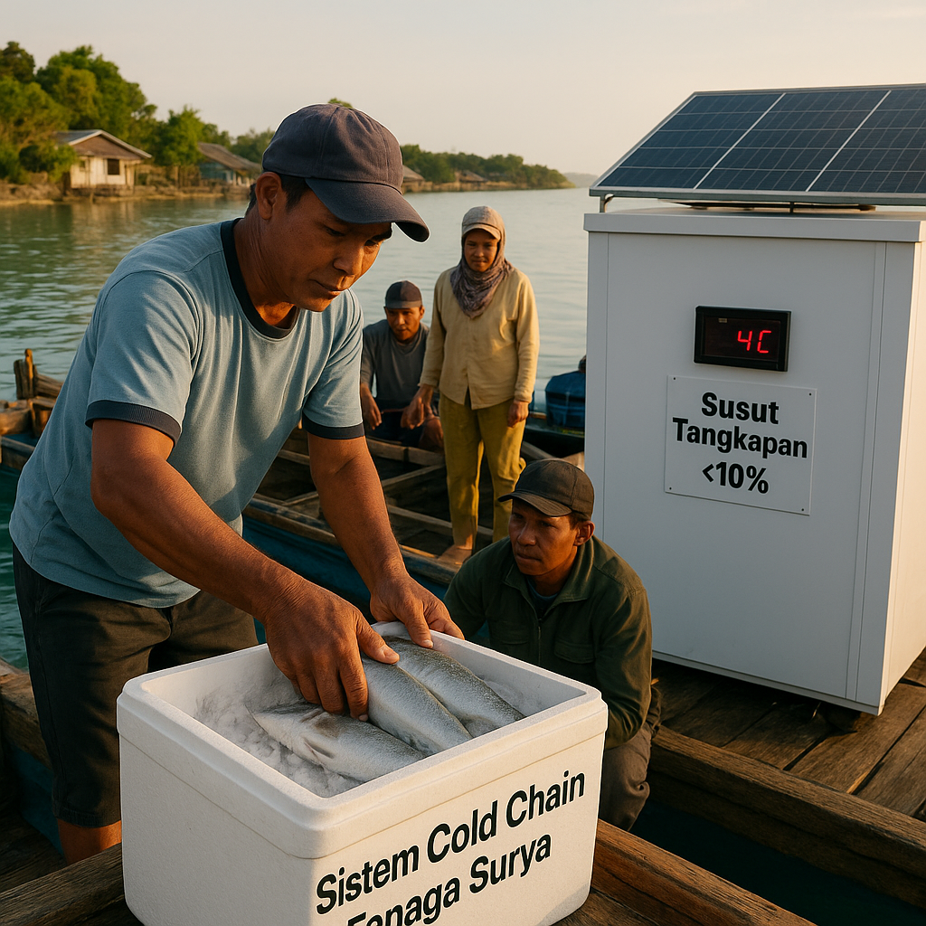 Sistem Cold Chain Tenaga Surya di Kepulauan Seribu Kurangi Susut Tangkapan Ikan Hingga 75%