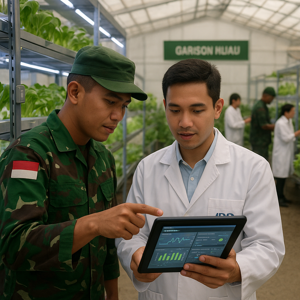 Kolaborasi Militer Indonesia dan Institut Pertanian Bogor untuk Sistem Ketahanan Pangan 'Green Garrison'